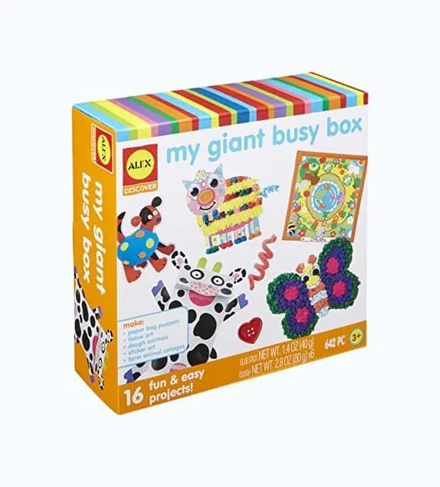 Product Image of the ALEX Toys My Giant Busy Box Craft Kit Kids Art and Craft Activity