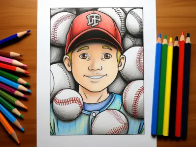 Baseball Coloring Pages