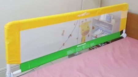 A baby bed rail