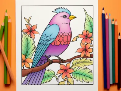 Bird Coloring Pages for Kids