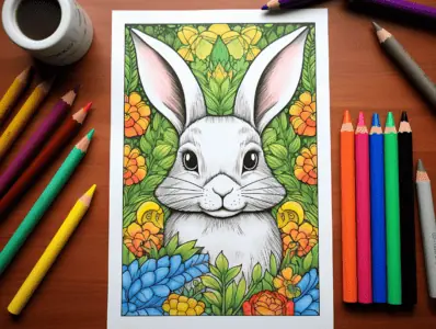 Bunny Coloring Pages for Kids