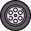 Which tire doesn’t turn while you drive? Icon