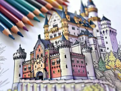 Castle Coloring Pages for Kids