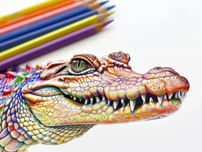 Unleash Creativity with Free Crocodile Coloring Pages