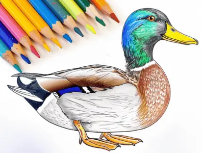 Duck Coloring Pages