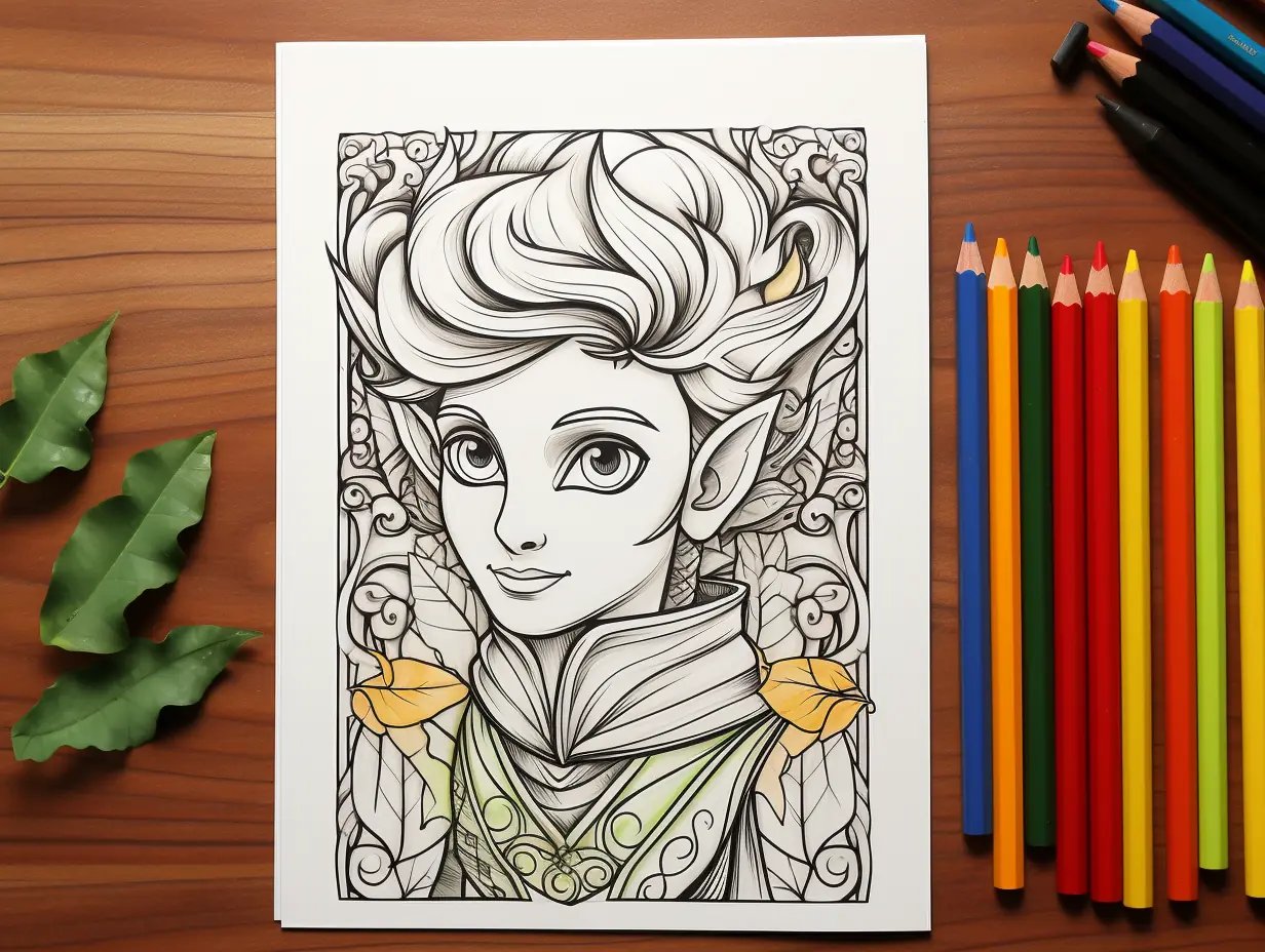 Elf Coloring Pages