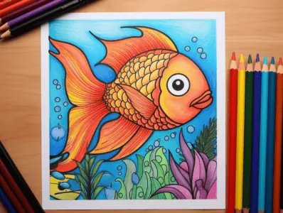 Fish Coloring Pages for Kids