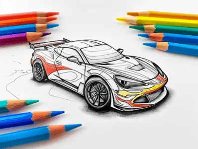 Hot Wheels Coloring Pages