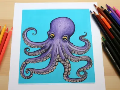 Octopus Coloring Pages