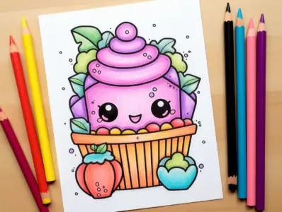 Shopkins Coloring Pages for Kids