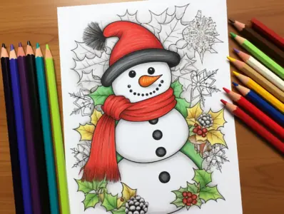 Snowman Coloring Pages