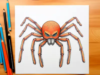 Spider Coloring Pages