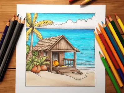 Summer Coloring Pages for Kids