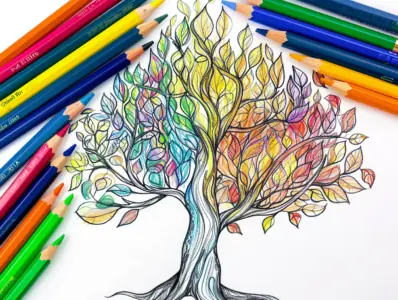 Tree Coloring Pages